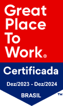 emblema da certificação great place to work dez 23 - dez 24